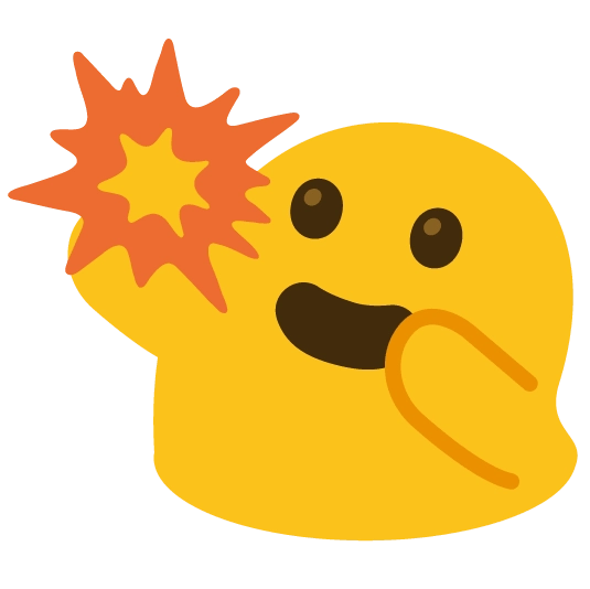 a blob embracing an explosion