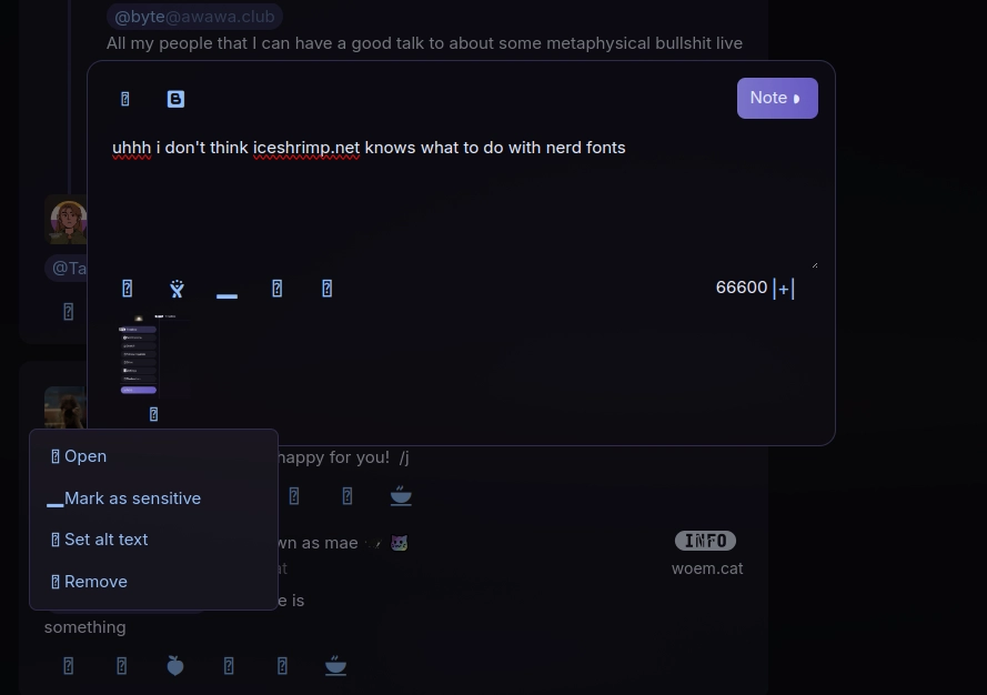 the post dialogue is just as scuffed